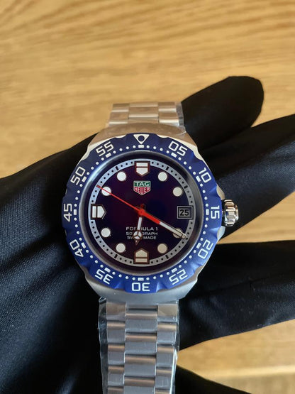 TAG Heuer Formula 1 Solargraph WBY1112.BA0042 38mm Blue Dial Solar Quartz Watch
