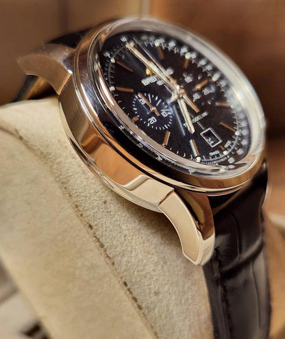 Breitling Transocean Chronograph 38 A4131012/C862 38mm Blue Dial Stainless Steel Automatic Watch