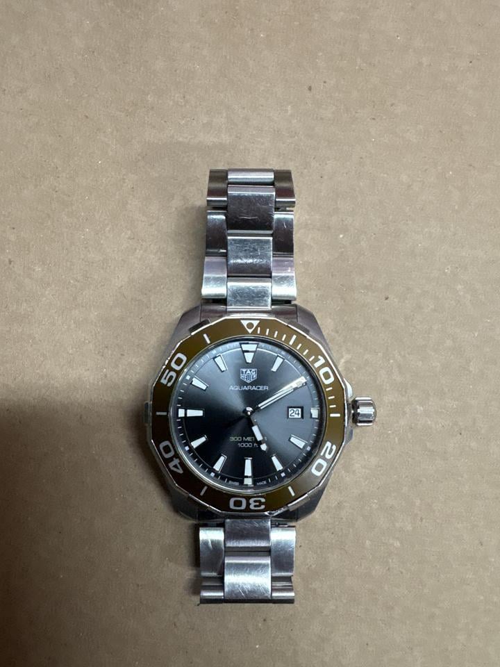 TAG Heuer Aquaracer WAY101B.BA0746 43mm Black Dial Quartz Watch