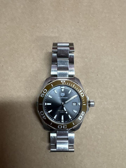 TAG Heuer Aquaracer WAY101B.BA0746 43mm Black Dial Quartz Watch