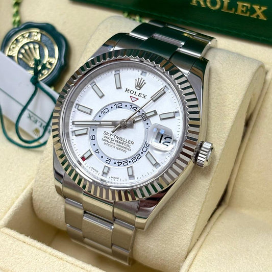 Rolex Sky-Dweller 326934 42mm White Dial Automatic Watch
