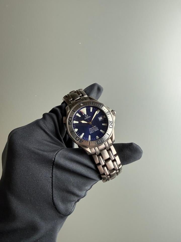 OMEGA Seamaster Diver 300M 2231.80.00 41mm Titanium Blue Dial Automatic Watch