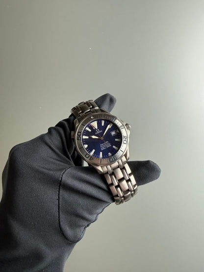 OMEGA Seamaster Diver 300M 2231.80.00 41mm Titanium Blue Dial Automatic Watch