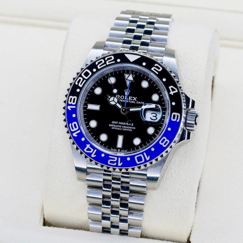 Rolex GMT-Master II 126710BLNR 40mm Black Dial Black & Blue Bezel Jubilee Bracelet
