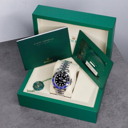Rolex GMT-Master II 126710BLNR 40mm Black Dial Black & Blue Bezel Jubilee Bracelet