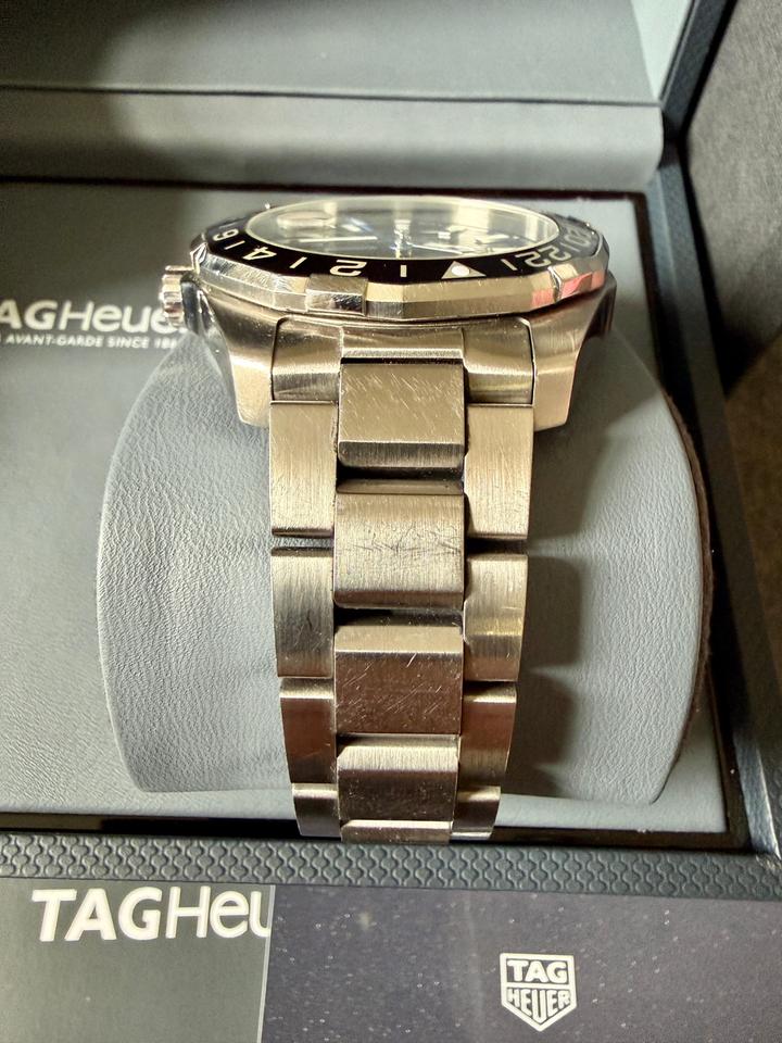 TAG Heuer Aquaracer 300M GMT WAY201T.BA0927 43mm Blue Dial Automatic Watch