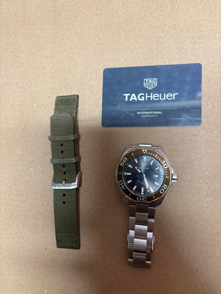 TAG Heuer Aquaracer WAY101B.BA0746 43mm Black Dial Quartz Watch