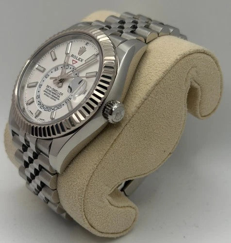 Rolex Sky-Dweller 326934 42mm White Dial Jubilee Bracelet