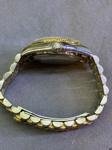 Rolex Day-Date 18239B 36mm 18K Tridor Champagne Diamond Dial President Bracelet