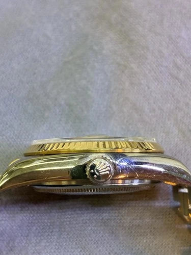 Rolex Day-Date 18239B 36mm 18K Tridor Champagne Diamond Dial President Bracelet