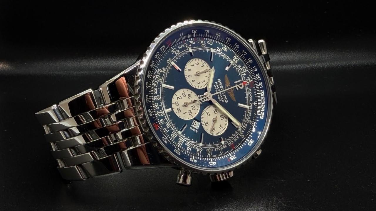 Breitling Navitimer Heritage A35350 43mm Blue Dial Automatic Chronograph Watch