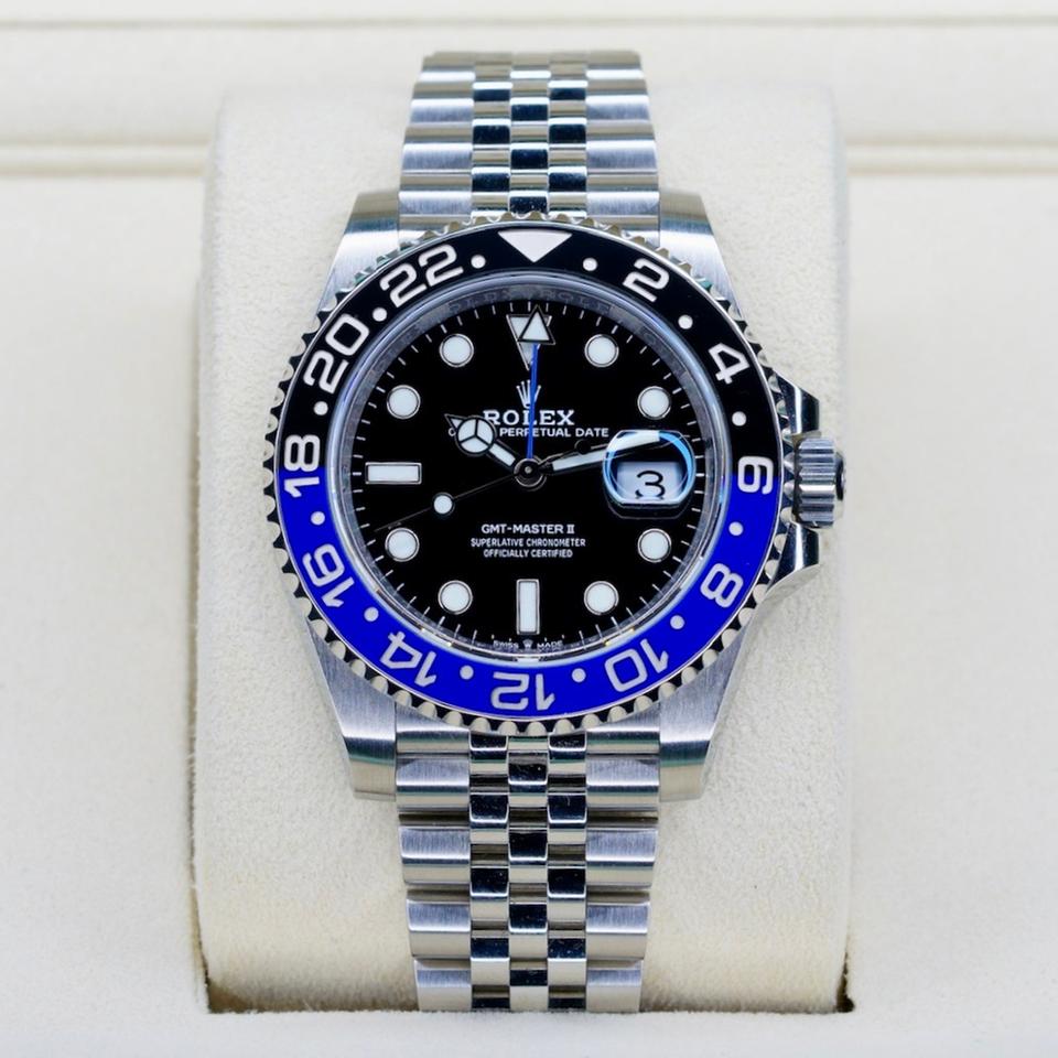 Rolex GMT-Master II 126710BLNR 40mm Black Dial Black & Blue Bezel Jubilee Bracelet