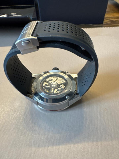 TAG Heuer Carrera Calibre Heuer 02 GMT CBG2A1Z.FT6157 45mm Blue Dial Automatic Chronograph Watch