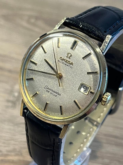 OMEGA Seamaster De Ville 166.020 34mm Stardust Dial Automatic Vintage Watch