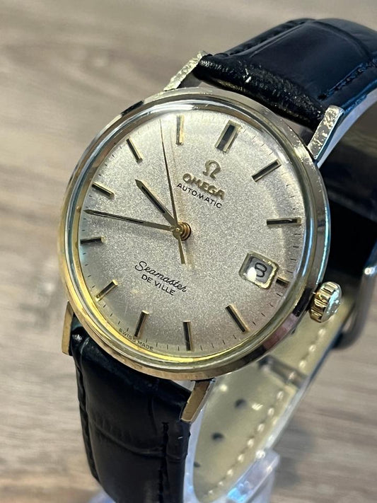 OMEGA Seamaster De Ville 166.020 34mm Stardust Dial Automatic Vintage Watch