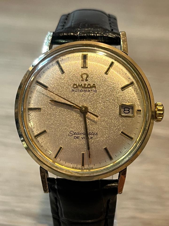OMEGA Seamaster De Ville 166.020 34mm Stardust Dial Automatic Vintage Watch